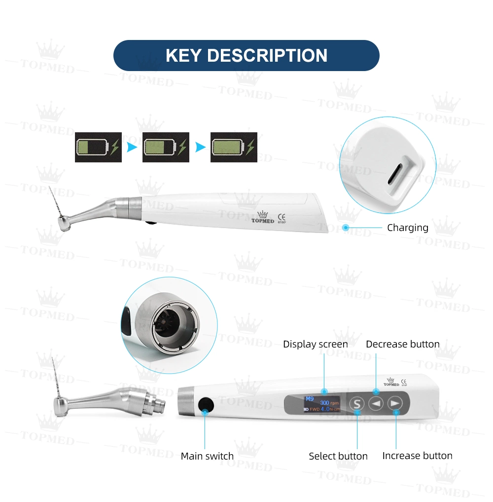 Dental Endodontic Root Canal Treatment 2 in 1 Endo Motor with Built in Apex Locator