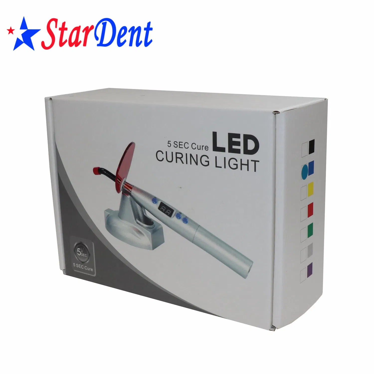Lampe à polymériser dentaire Azdent à écran LED avec poignée en plastique de haute qualité